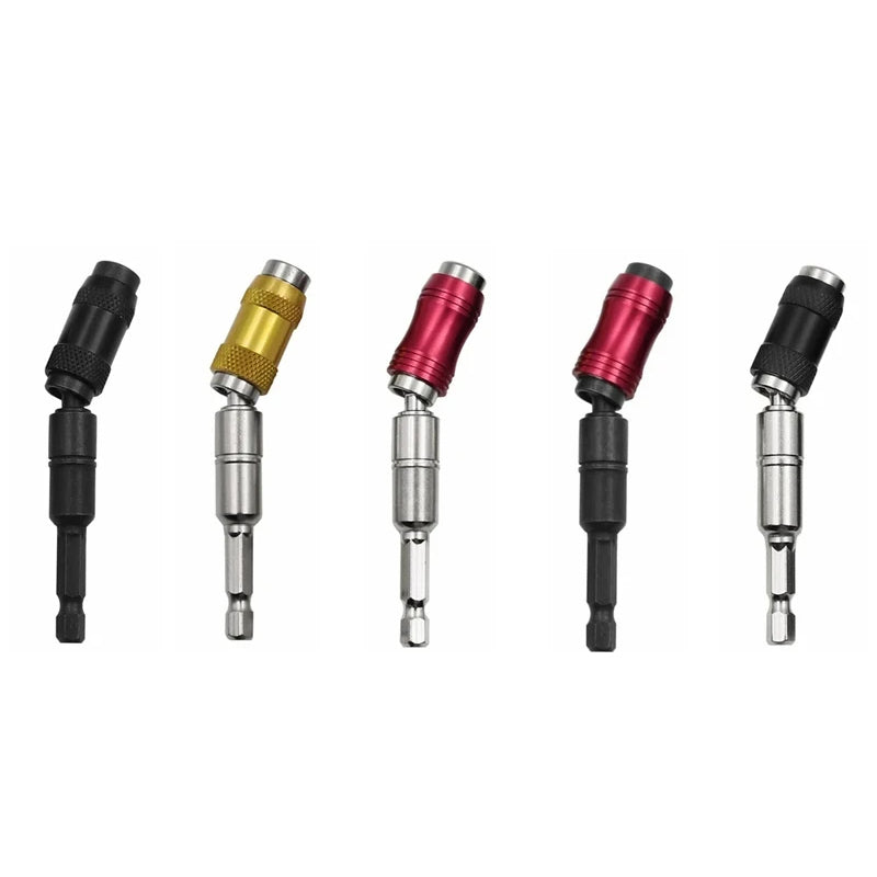 Magnetic Hex Ring Screwdriver Bit 1/4" Quick Change Holder Extension Rod High-Quality Construction Versatile for Drilling Fastening Guiding Screws