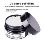 Ultra Violet Curing Putty Quick Curling Ultra Violet Curable Clay Easy Shaping High Hardness Multipurpose for Crafts Nail Art
