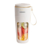 LinkMejor Mini Electric Fresh Juicer 10 Blades Powerful Crushed Ice Wireless Portable Blender Juice Extractor Bottle Smoothie Mixer