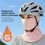 WEST BIKING Winter Fleece-Lined Warm Headwear Windproof Cold-Resistant Headgear Breathable Face Mask Neck Head Cover Cycling for Helmet