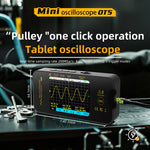 LinkMejor OT5 50MHz Mini Oscilloscope Single Channel 200MSa/s Sampling Rate Portable Digital Signal Analyzer USB Powered Compact Design