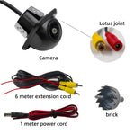 LinkMejor Dynamic Trajectory Night Vision Rear View Camera High-Definition Automotive Universal with Rear-Mounted 720P Waterproof Shockproof Design