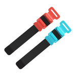 TNS-2126 1 Pair Game Sports Wrist Bands for Switch OLED Gamepad Elastic Adjustable Left and Right Handle Strap for NS Just Dance Game