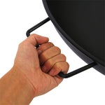 IPRee Outdoor Courtyard Round Brazier Portable Wood Stove 4-5 People Household Charcoal Heating Stove Portable Firepit Outdoor Yard Garden Picnic Campfire Grill Rack