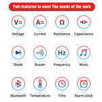 LinkMejor ZT5566 19999 Counts Automatic Range Multi-function Bluetooth Speaker Digital Desktop Multimeter