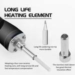 90W Digital Soldering Iron Adjustable Temperature Welding Tool Set Fast Heating Real-Time Display High Precision