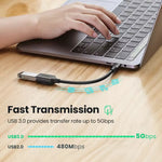 Ugreen US154 Type-C Male to USB3.0 Female OTG Adapter Cable for Phone Laptop Tablet U Disk