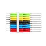 10pcs SDK08 Test Clips with Dupont Cable 40V SMD Gripper IC Test Hook Clips Electrical Testing Ultra Small Clip Test Clamp
