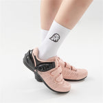 LinkMejor Breathable Sweat-wicking Cycling Socks High Elastic Soft Comfy Knee-high Socks Outdoor Jogging Sports Socks