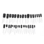 Aemedy® 1000pcs 36 Values 0.1uF 50V-1000uF 16V Capacitors 4.7UF 10UF 22UF 33UF 47UF Electrolytic Capacitor Assortment Box Kit