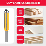 4-Flute Trimming Router Bit 8mm Shank Woodworking Router Bit for Trimming