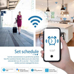 Tuya 16A EU Smart Socket WiFi Smart Plug With Power Monitoring Timing Function Voice Control Via Alexa Google Home