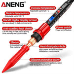 LinkMejor SL106 Electric Soldering Iron 60W Adjustable Temperature 180℃-520℃ Digital Display Ceramic Heating Core 110V/220V