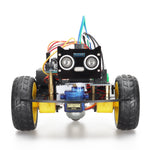 LinkMejor 2WD Smart Automation Robot Car Kit For ESP8266 ESP12E D1 Wifi Board For Arduino Programming Starter Smart Electronic Robotic Kit