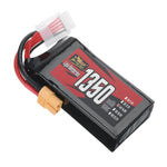 LinkMejor Power 14.8V 1350mAh 150C 4S LiPo Battery XT60 Plug for RC Drone