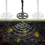 LinkMejor Professional TX-850 Metal Detector Underground Depth 2.5m Scanner Search Finder Detecting Treasure Hunter Pinpointer Waterproof