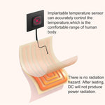 LinkMejor USB Charging Heated Scarf 3 Settings Temperature Levels Soft Comfy Fabric Thermal Electric Heating Neck Wrap