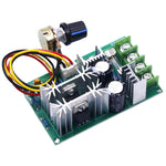 LinkMejor Motor Speed Controller DC 10-60V 20A 1200W 25kHz DC Motor Regulator Module with Heat Management