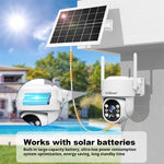 LinkMejor DH005 4MP Wireless Solar Security Camera PTZ AI Human Tracking Night Vision 5200mAh 2 Way Audio IP66 Waterproof Home Surveillance Cameras