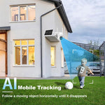 LinkMejor DH005 4MP Wireless Solar Security Camera PTZ AI Human Tracking Night Vision 5200mAh 2 Way Audio IP66 Waterproof Home Surveillance Cameras