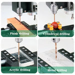 200W 775 DC Motor Desktop Mini Bench Drill EU Plug Adjustable Speed Home Punching Drilling Machine Woodworking Metal Plastic Drilling