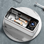Tevorex Ultrasonic Jewelry & Glasses Cleaner 450ml Capacity High-Frequency Vibration Multifunctional Deep Cleaning Machine