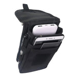 Outdoor Casual Wear-resistant Nylon Waist Bag Portable 3-compartment Layered Phone Bag Men's Belt Loop Pouch Large Capacity Wallet