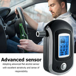 Mini Breath Alcohol Tester Portable Drunk Driving Detector Alcohol Tester with 5 Mouthpieces Professional Digital Breath Breathalyzer LCD Dispaly Driving Breath Alcohol Tester