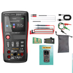 LinkMejor ZT-XT1 2-in-1 Transistor Tester Kit Crystal tester Multimeter True RMS 2.4 Inch IPS Screen Resistors Capacitors Diodes MOSFETs Zener Temperature Sensors Semiconductor Testing Supports USB firmware upgrades