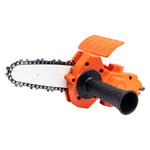 4 Inch Portable Conversion Head Kits Electric Drill to Electric Chain Saw Adapter Attachment Woodworking Pruning Tools for Garden