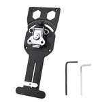 Adjustable Angle Track Saw Square with -45° to 45° Quick Positive Angle Stop 90° Right Angle Guide Rail Protractor Positioning Plate