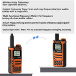 Quansheng UV-K588 Dual Band Walkie Talkie 512KB Large Memory 136-174MHz 400-470MHz VHF/UHF Ultra-Wide Frequency 10 NOAA Channels Wireless Handheld Two Way Radio for Secure Private Calls