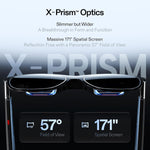 LinkMejor One Pro AR Glasses with X1 Chip 171-Inch 120Hz FHD 57° FOV BoseAudio 3DoF Spatial Screen for iPhone Steam Deck PC Android iOS