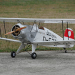 LinkMejor Bucker Bu133 1/5 Scale 1320mm Wingspan Balsawood RC Airplane Biplane Fixed-wing KIT