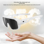 WEST BIKING Myopia-Fit Over Bicycle Sunglasses UV400 Protection HD Polarized Bike Goggles Cycling Driving Fishing Sports Eyeglasses