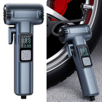 150 PSI Portable Car Inflator Pump Cordless Car Air Pump Electric High Pressure Tire Inflator Built-in Pressure Gauge