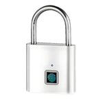 Intelligent Fingerprint Padlock Outdoor Waterproof Rust Proof Zinc Alloy 20 Fingerprints Capacity Type-C Fast Charging IP55 Security Lock