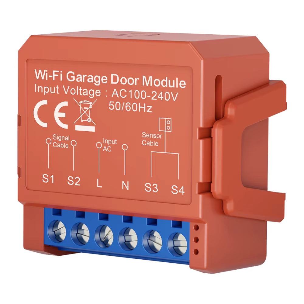 Tuya Smart WiFi Garage Door Module Switch Door Opener Controller Smart Life APP Voice Remote Control with Alexa Google Home