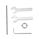 35mm Hinge Hole Drilling Guide Jig Cabinet Door Hinge Positioning and Punch Locator Woodworking Tool with Low Noise High-Speed Rotation Bearing