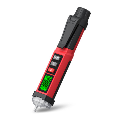 LinkMejor HT102B Non-Contact Voltage Tester AC 12-1000V Dual Sensitivity LCD Display Sound And Light Alarm Electric Test Pen