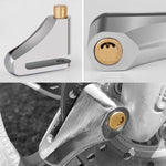 LinkMejor Universal Portable Motorcycle Disc Brake Lock with Keys Alloy Steel Waterproof Anti-Theft Lock for Motorcycles Electric Vehicle