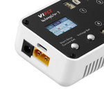 LinkMejor WhoopStor 3 V3 40W 1.3A*6 6 Ports DC 1S Lipo Battery Charger Discharger with Storage Function LED Screen Support 4.2V 4.35V LIHV BT2.0 PH2.0 Plug