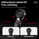 WEST BIKING 12-In-1 Bicycle Repair Tools Kit Portable Multitool Bike Two-Way Ratchet Wrench Magnetic Allen Key Quick Release Set