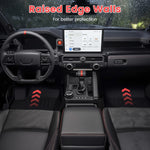 3PCS Car Floor Mats Set For Toyota Tacoma 2024 2025 Double Cab All Weather TPE Material Custom Fit Auto ICE Models Front Rear Row Anti Slip Shock Absorbing Easy Install