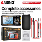 LinkMejor 612 Digital Multimeter High Precision AC/DC Voltage Current Resistance Capacitance Large LCD Backlight Automatic Power-Saving Portable Design
