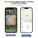 AP200 Smart Car Kit 2 in 1 Car Charger with GPS Tracker Anti-Loss Device Locator Dual Port Fast Charging Apple iOS Compatibility