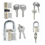 Professional Locksmith Toolkit Reliable Metal Practice Tools Set Ideal for Padlocks DIY Hand Hardware Kit