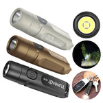 LinkMejor S15 650LM Mini Porable LED Keychain Flashlight USB Rechargeable Pocket Light Waterproof Emergency Outdoor Camping Fishing Lighting