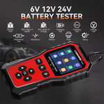 Konnwei KW341 6V 12V 24V Automotive Lead-Acid Battery Tester Analyzer for Cars Motorcycles Truck