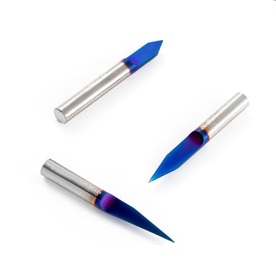 1/4 Inch Shank V Groove CNC Router Bit YK20 Tungsten Carbide 15° 30° 60° Angles for Wood Acrylic Aluminum Engraving Carving Tools